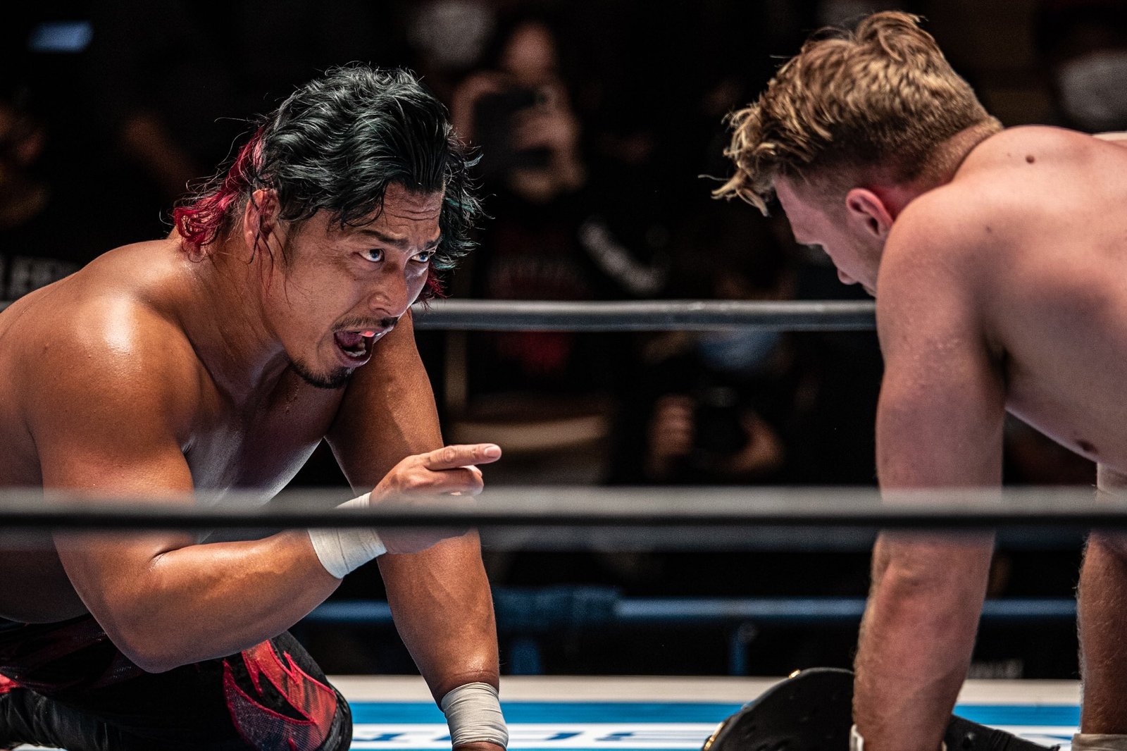 Shingo Takagi vs Will Ospreay in NJPW from Spring 2021 by taigaphoto_pw