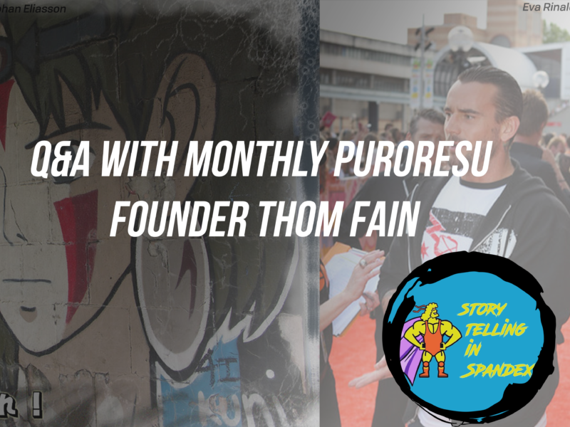 Q&A with Monthly Puroresu founder Thom Fain promotional artwork