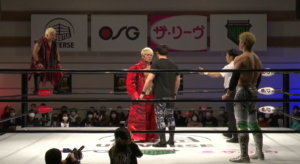 Kenoh and Katsuhiko Nakajima vs Go Shiozaki and Kaito Kiyomiya