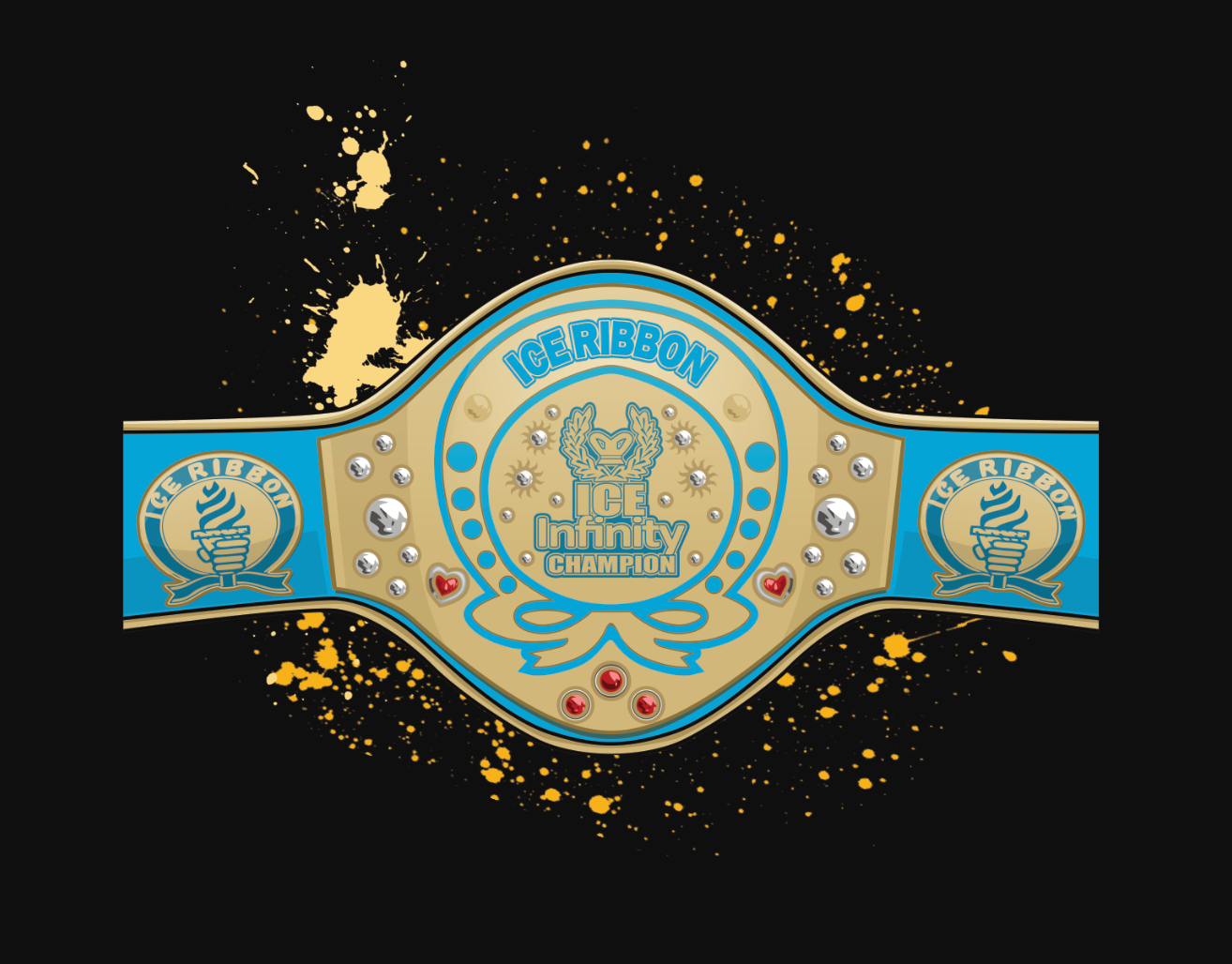 Ice Ribbon ICE Infinity Championship Belt Monthly Puroresu Promotional Artwork