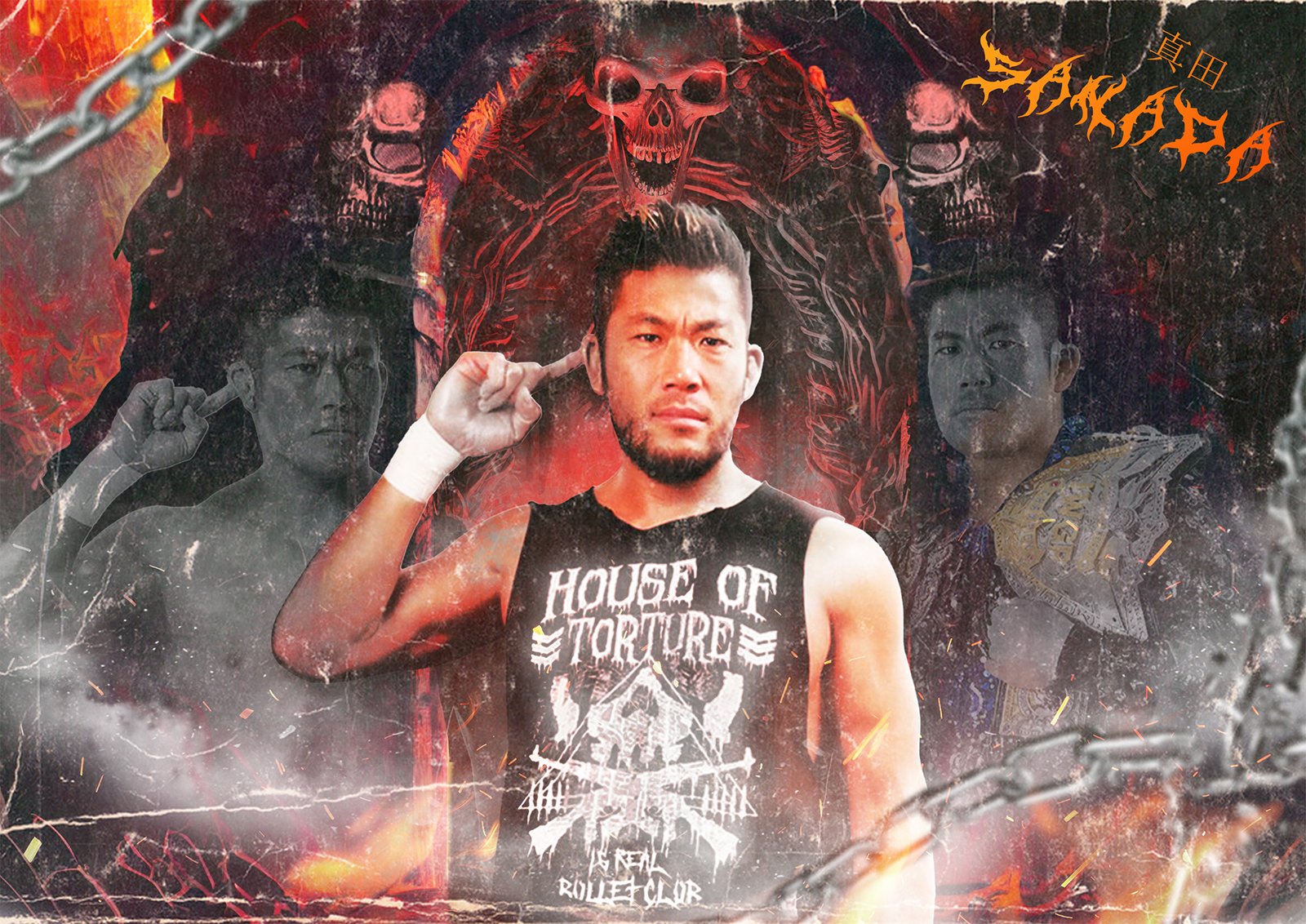 SANADA throughout his career as well as elements taken from Dante's Inferno